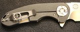 Curtiss Knives F3 Medium Flipper 3.25" Blade, Diamond Checker Handles Custom Folding Knife - 6 of 25