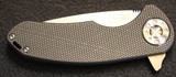 Curtiss Knives F3 Medium Flipper 3.25" Blade, Diamond Checker Handles Custom Folding Knife - 22 of 25