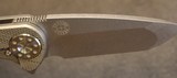 Curtiss Knives F3 Medium Flipper 3.25" Blade, Diamond Checker Handles Custom Folding Knife - 12 of 25