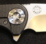 Curtiss Knives F3 Medium Flipper 3.25" Blade, Diamond Checker Handles Custom Folding Knife - 13 of 25