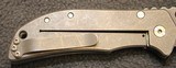 Jeremy Robertson El Patron Framelock Flipper Custom Knife - 6 of 25