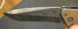 Greg Lightfoot Full Contact Fighter Flipper, Damascus, Carbon Fiber Custom Knife - 10 of 25