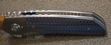 WF Steenkamp Custom Nomad Flipper 3.375" Blade, Carbon Fiber Handles Knife with Zirconium Bolsters - 15 of 25