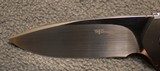 WF Steenkamp Custom Nomad Flipper 3.375" Blade, Carbon Fiber Handles Knife with Zirconium Bolsters - 9 of 25