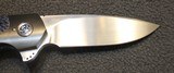 WF Steenkamp Custom Nomad Flipper 3.375" Blade, Carbon Fiber Handles Knife with Zirconium Bolsters - 5 of 25