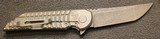 Jake Hoback Custom Kwaiback Monkey Edge Frag Pattern Folding Knife - 2 of 25