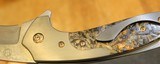 Les Voorhies Faisal Yamin Full Dress Claymore Flipper Damascus Custom Knife - 18 of 25