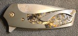 Les Voorhies Faisal Yamin Full Dress Claymore Flipper Damascus Custom Knife - 22 of 25