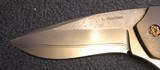 Les Voorhies Faisal Yamin Full Dress Claymore Flipper Damascus Custom Knife - 3 of 25