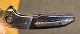 A2 Knives Custom A6 Midi Premium Liner Lock Flipper Damascus Knife by three masters - 16 of 25