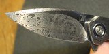 A2 Knives Custom A6 Midi Premium Liner Lock Flipper Damascus Knife by three masters - 10 of 25