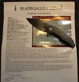 Andre van Heerden/Andre Thorburn Custom A6 Middie Flipper Knife by A2 - 2 of 25