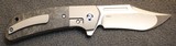 Pena Custom Knives X-Series Lanny's Clip Flipper Knife Marble CF/Ti (3.25" Stonewash) - 3 of 25