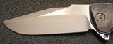 Allen Elishewitz Custom M2 Flipper Knife Black Pearl CF (3.75" S90V Core) - 3 of 25