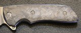 Allen Elishewitz Custom M2 Flipper Knife Black Pearl CF (3.75" S90V Core) - 4 of 25