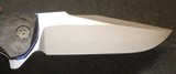 Allen Elishewitz Custom M2 Flipper Knife Black Pearl CF (3.75" S90V Core) - 14 of 25