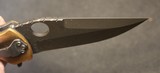 Custom Crawford Copperhead Kasper Flipper Knife Copper/G-10 (3.875" Black) - 8 of 25