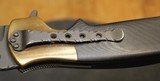 Custom Crawford Copperhead Kasper Flipper Knife Copper/G-10 (3.875" Black) - 14 of 25
