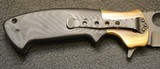 Custom Crawford Copperhead Kasper Flipper Knife Copper/G-10 (3.875" Black) - 5 of 25