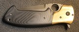 Custom Crawford Copperhead Kasper Flipper Knife Copper/G-10 (3.875" Black) - 20 of 25