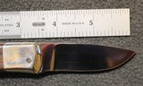 Leon Thompson One of a kind Custom Folding Lock Blade Knife, Vintage Collector  - 6 of 25
