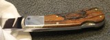 Leon Thompson One of a kind Custom Folding Lock Blade Knife, Vintage Collector  - 15 of 25