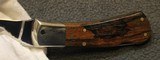 Leon Thompson One of a kind Custom Folding Lock Blade Knife, Vintage Collector  - 14 of 25