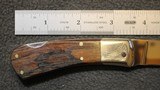 Leon Thompson One of a kind Custom Folding Lock Blade Knife, Vintage Collector  - 5 of 25