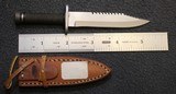Mike England Hollow Handle Survival Knife MINIATURE One of a kind fixed Blade Custom Knife - 2 of 25