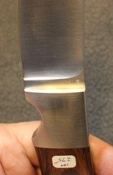 Custom Fixed Blade Knife with Sheath.RW logo. Unknown who that is - 15 of 25