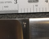 Custom Fixed Blade Knife with Sheath.RW logo. Unknown who that is - 6 of 25