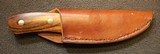 Custom Fixed Blade Knife with Sheath.RW logo. Unknown who that is - 3 of 25