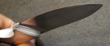 Custom Fixed Blade Knife with Sheath.RW logo. Unknown who that is - 16 of 25