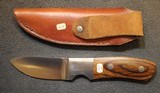 Custom Fixed Blade Knife with Sheath.RW logo. Unknown who that is - 1 of 25