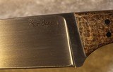 Robert Erickson Custom Camp Knife w NO Sheath - 4 of 25