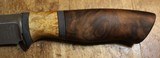 Todorov Drop Point Hunter Turkish Walnut Custom Knife w Sheath - 7 of 25