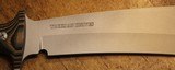 Treeman Knives Combat Machete D-Guard Knife Micarta (12" Mag Silver) - 10 of 25