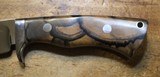 Carl Colson Big Game Hunter Ebony Fixed Blade Custom Knife w Sheath - 7 of 25