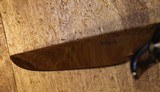 Carl Colson Big Game Hunter Ebony Fixed Blade Custom Knife w Sheath - 13 of 25