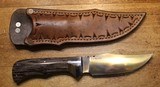 Brad Watkins Black Palm Bowie Hunter w Sheath - 3 of 25