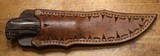 Brad Watkins Black Palm Bowie Hunter w Sheath - 5 of 25