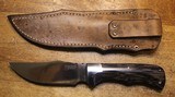Brad Watkins Black Palm Bowie Hunter w Sheath - 1 of 25