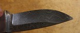 Jim Craig Damascus Fixed Blade w Bone Handle w Sheath Custom Knife - 16 of 25