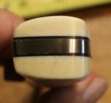 Jim Craig Damascus Fixed Blade w Bone Handle w Sheath Custom Knife - 24 of 25