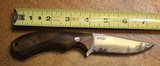 Burt Foster "Personal Carry" w Polished English Walnut Handle w Sheath Custom Knife - 25 of 25