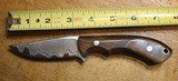Burt Foster "Personal Carry" w Polished English Walnut Handle w Sheath Custom Knife - 24 of 25