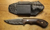 Burt Foster "Personal Carry" w Polished English Walnut Handle w Sheath Custom Knife - 1 of 25