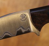 Burt Foster "Personal Carry" w Polished English Walnut Handle w Sheath Custom Knife - 22 of 25