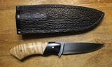 Jim Lyles' Son Knife #5 w Sheath Custom Fixed Blade - 1 of 25