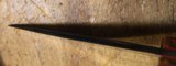 Carl Colson Fighter Skinner Custom Fixed Blade Knife, Arizona Ironwood w Sheath - 16 of 25